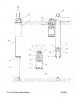 SUSPENSION, AMMORTIZZATORE POSTERIORE TRACK