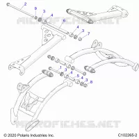 SOSPENSIONE POSTERIORE CONTROL ARM MOUNTING