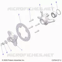 SOSPENSIONI ANTERIORI CARRIER- Z21NAR99AN/BN (C0704127-2)