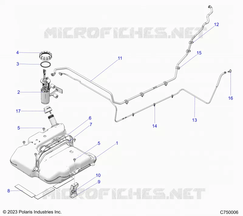 SISTEMA DI ALIMENTAZIONE CARBURANTE, FUEL TANK ASM.
