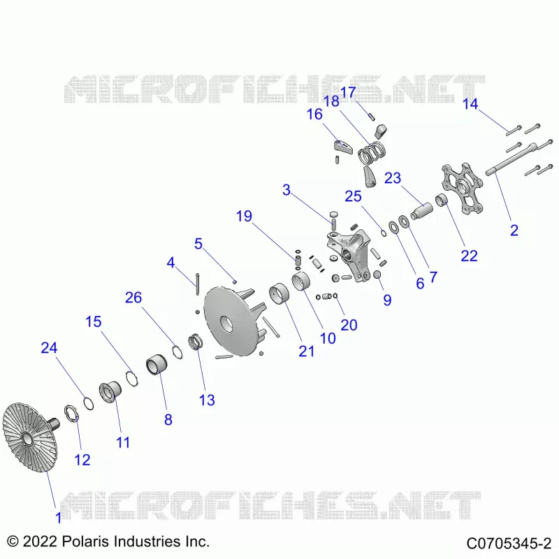 TRASMISSIONE, PRIMARY CLUTCH