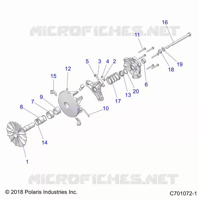 TRASMISSIONE, PRIMARY CLUTCH