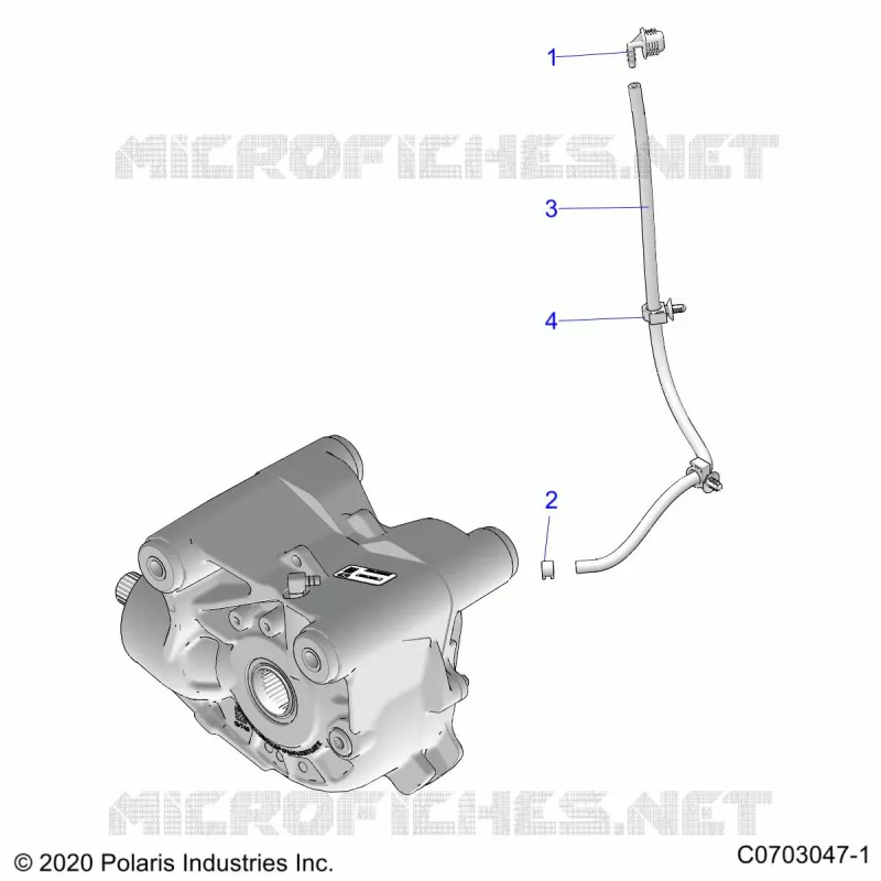 TRASMISSIONE, GEARCASE, FRONT, VENTING