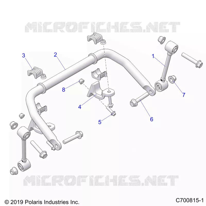 SUSPENSION, FRONT BARRA DI STABILIZZAZIONE- G21GMH99AL/BL (C700815-1)