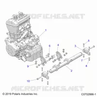 MOTORE, MOUNTING & LONG BLOCK