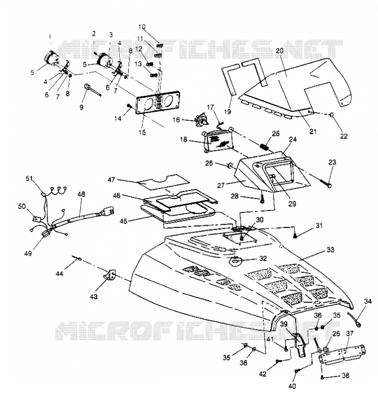 CAPPA DI MONTAGGIO 600 XCR 0951676 (4929132913A010)