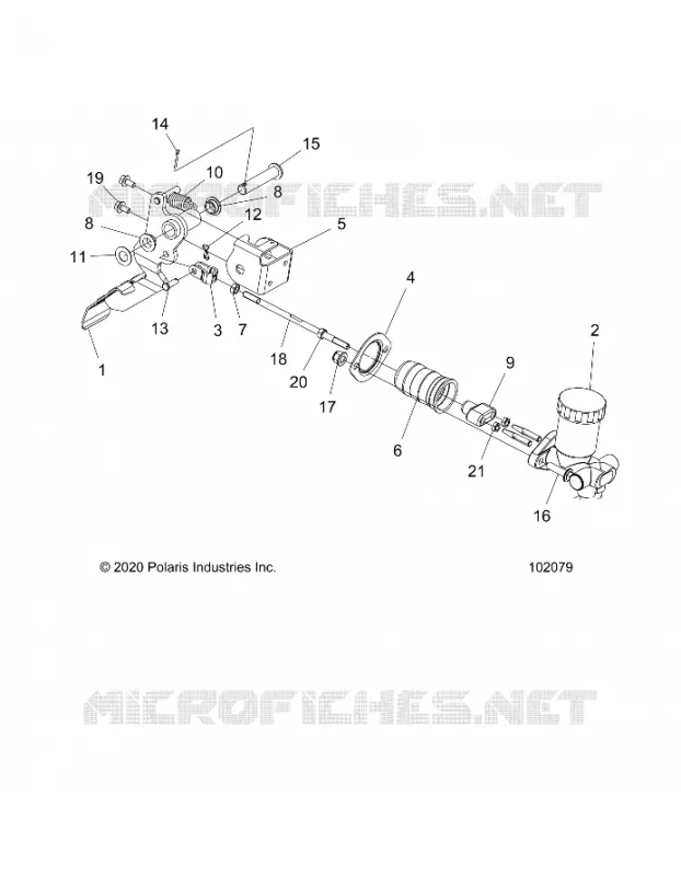 BRAKES, PEDAL AND CILINDRO PRINCIPALE MOUNTING