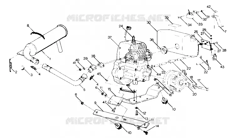 MONTAGGIO DEL MOTORE Star Trak (4912731273015A)