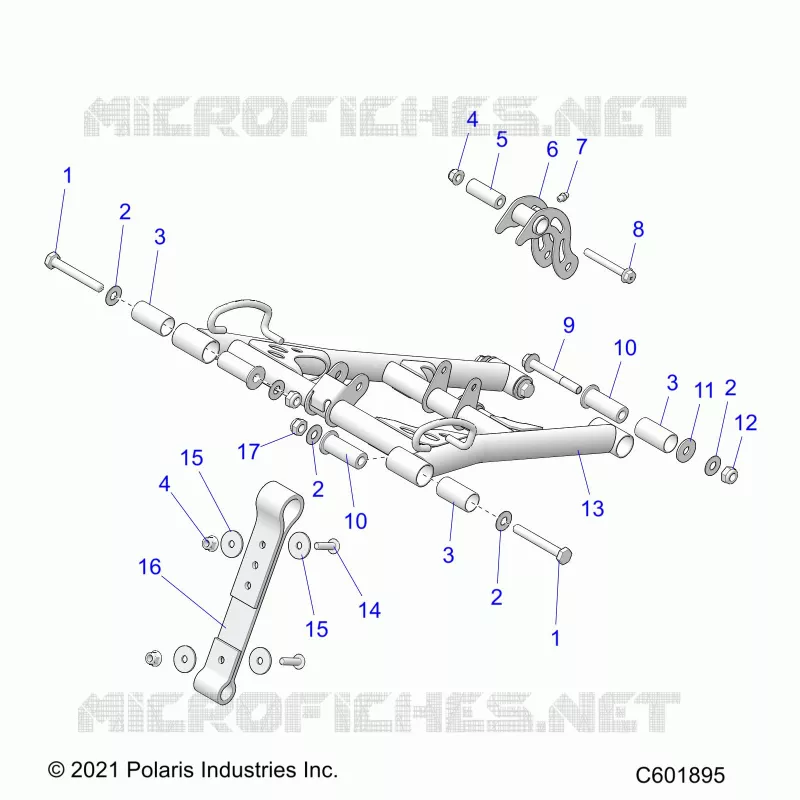 SUSPENSION, ANTERIORE COPPIA ARM