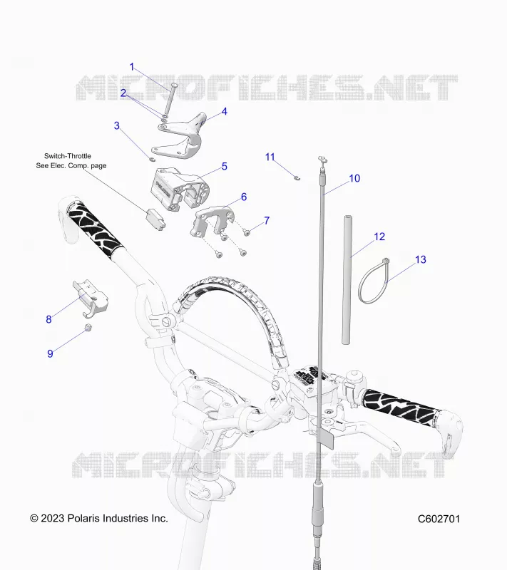 MOTORE, THROTTLE CONTROL ASM.