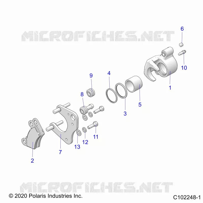 BRAKES, BRAKE PINZA FRENO ANTERIORE