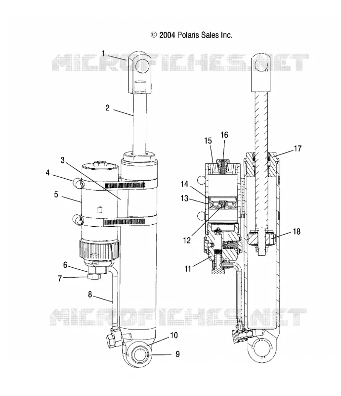 SHOCK (REAR TRACK)