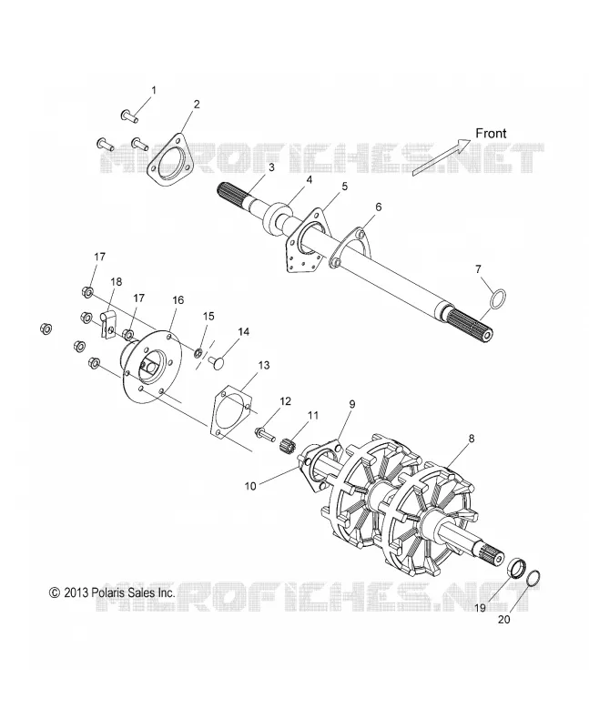 TRASMISSIONE, JACKSHAFT AND DRIVESHAFT