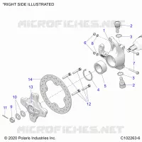 SOSPENSIONI ANTERIORI HUBS, KNUCKLES AND BRAKE DISC
