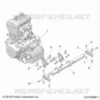 MOTORE, MOUNTING & LONG BLOCK