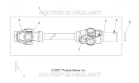 DRIVE TRAIN, FRONT PROP ALBERO
