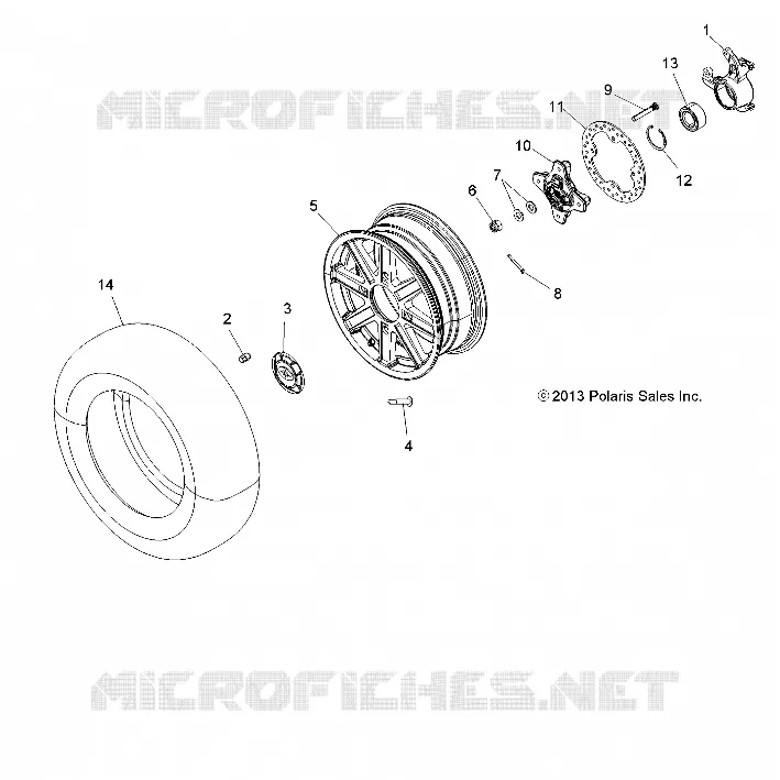 RUOTE, FRONT AND HUB