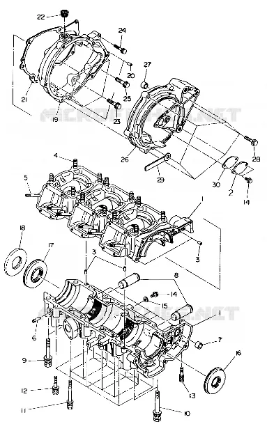CARTER SL 650/B924058 (4922922292022A)