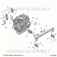 MOTORE, MOUNTING & LONG BLOCK
