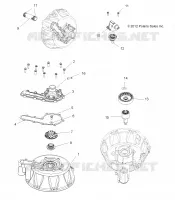 ENGINE, COOLING SYSTEM AND POMPA DELL'ACQUA