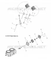 ENGINE, VALVOLA SCARICOS AND SOLENOID