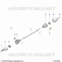 TRASMISSIONE, DRIVE SHAFT, FRONT