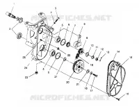 carter della catena ASSEMBLY  500 EFI 0952774, EFI SKS 0952574,   EFI SKS PT 0952974, (4929052905B011)