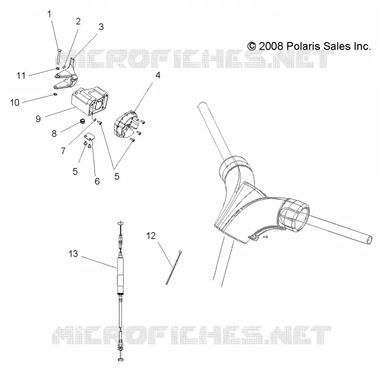 MOTORE, ACCELERATORE CONTROL ASM.