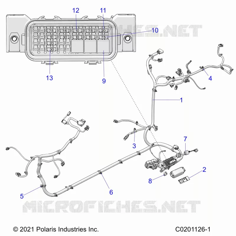 ELETTRICO, WIRE HARNESS