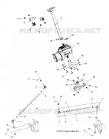 STEERING, STERZO POST ASM.