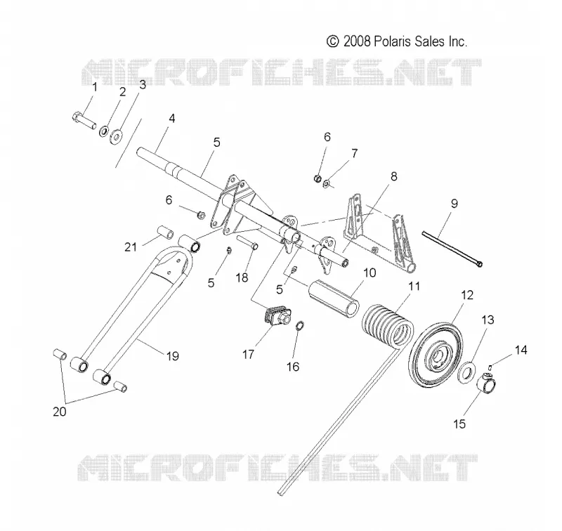 SUSPENSION, POSTERIORE COPPIA ARM