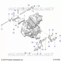 MOTORE, MOUNTING & LONG BLOCK