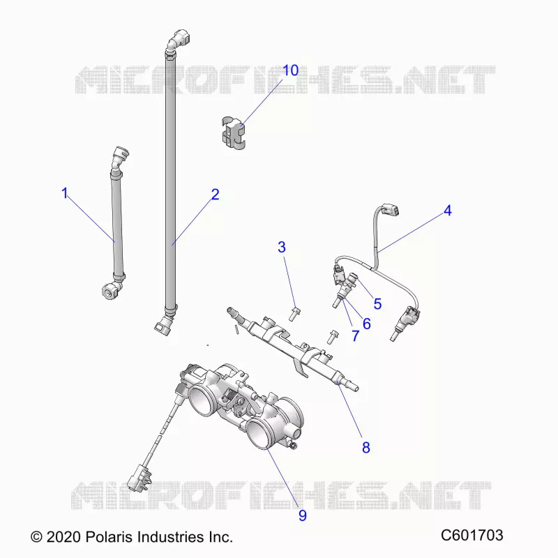 SISTEMA DI ALIMENTAZIONE CARBURANTE, RAIL, LINES AND THROTTLE BODY