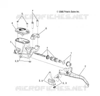 FRENO ANTERIORE FRENO LEVER and CILINDRO PRINCIPALE