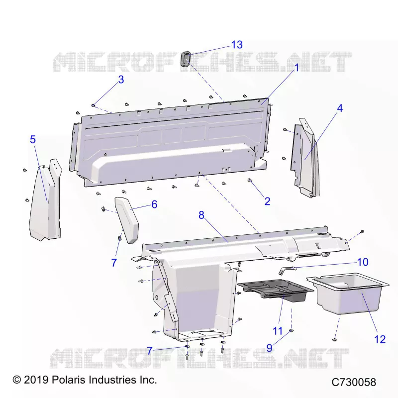 CARROZZERIA POSTERIORE CLOSEOFF, AND FENDERS