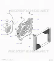 ENGINE, SISTEMA DI RAFFREDDAMENTO, RADIATOR, FAN & OVERFLOW BOTTLE