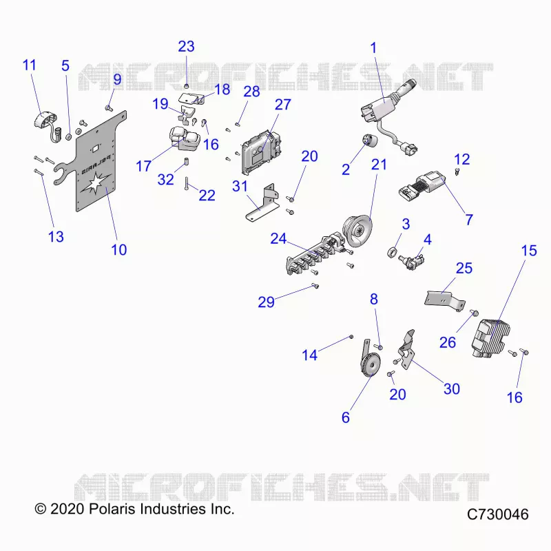 ELETTRICO WIRE HARNESS COMPONENTS, AND LICENSE PLATE