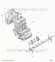 MOTORE, MOUNTING & LONG BLOCK