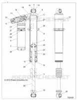 SUSPENSION, SHOCK ANTERIORE INTERNALS