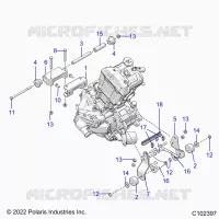 MOTORE, MOUNTING & LONG BLOCK