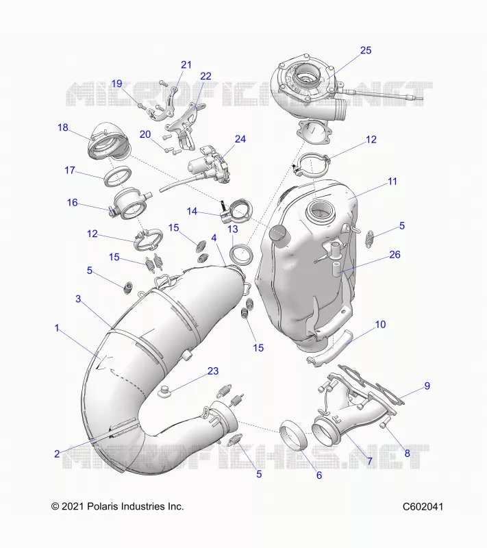 ENGINE, IMPIANTO DI SCARICO AND TURBO ASM.