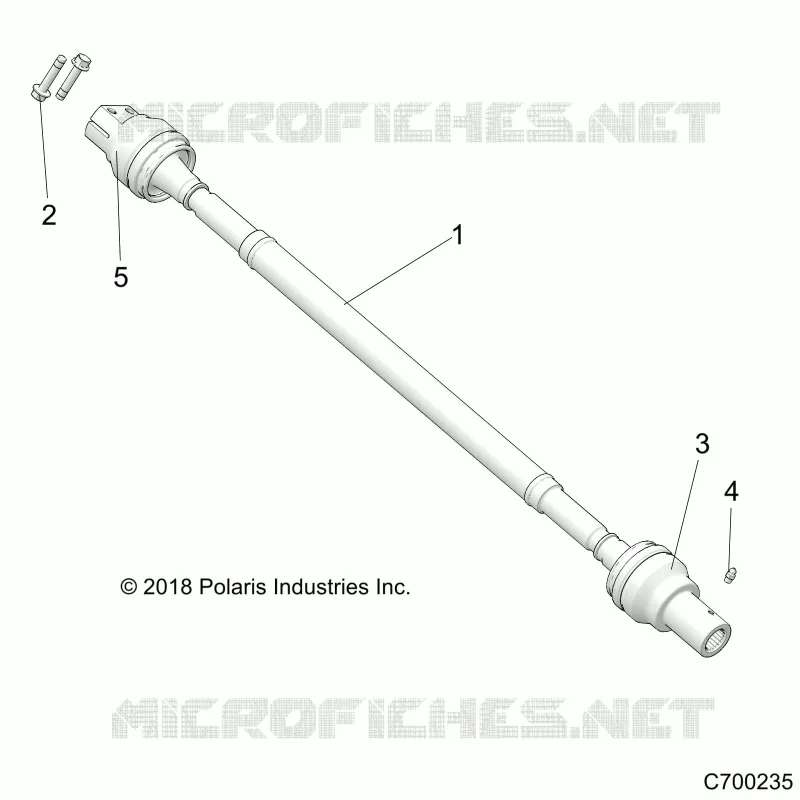 TRASMISSIONE, REAR PROP SHAFT
