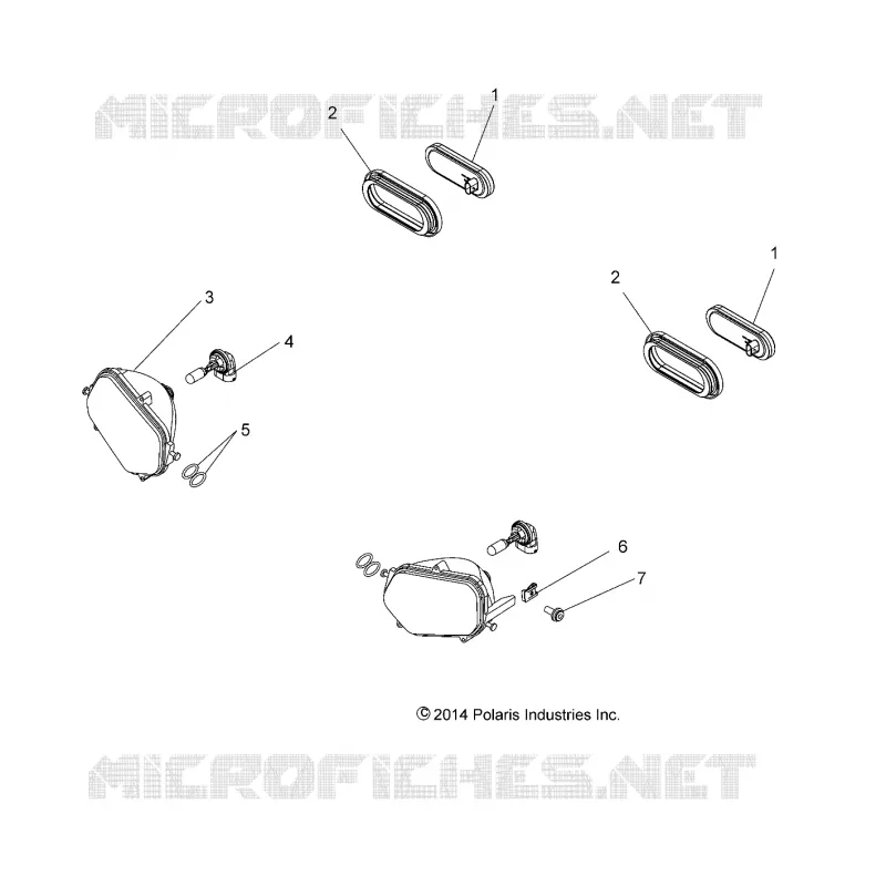 ELETTRICO, HEADLIGHTS, TAILLIGHTS AND BULBS