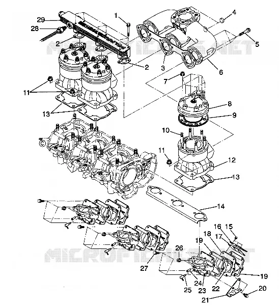 CILINDRO   COLLETTORE SL 650 / B934058 (4924732473022A)