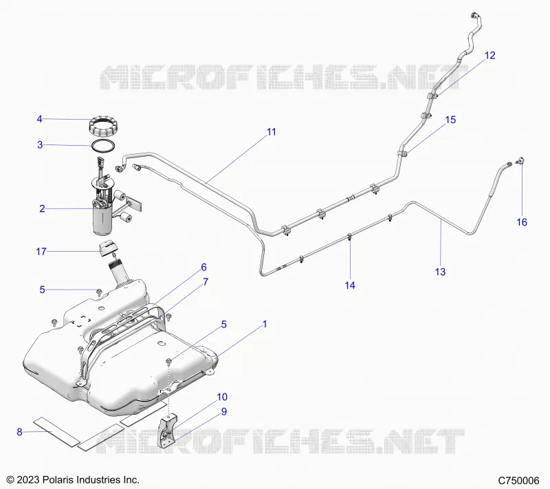 SISTEMA DI ALIMENTAZIONE CARBURANTE, FUEL TANK ASM.