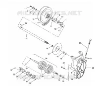TRASMISSIONE ASSEMBLY 440 XCR / 0931760 (4923022302019A)
