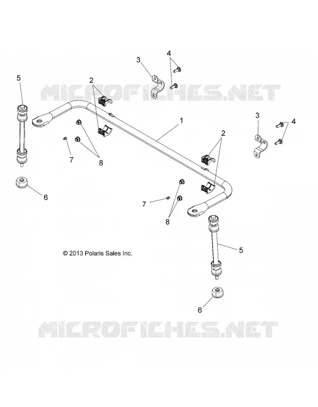 SUSPENSION, POSTERIORE STRUT STABILIZZATORE