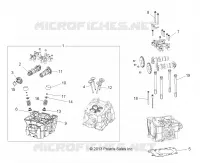 ENGINE, TESTA CILINDRO, CAMS AND VALVES