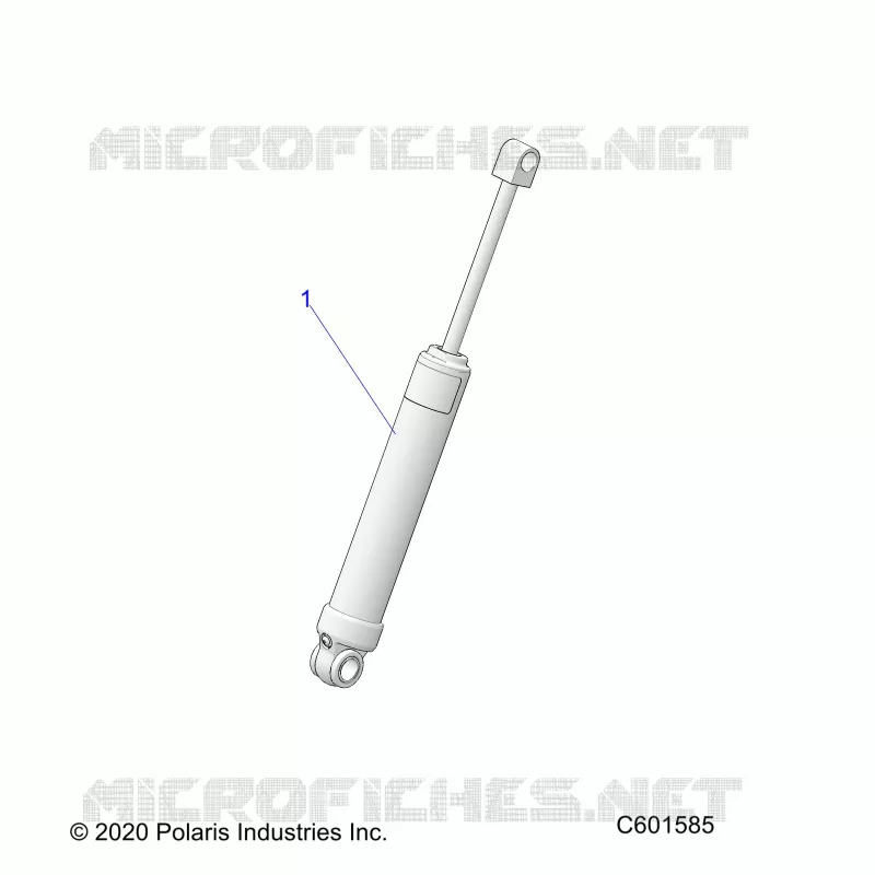 SUSPENSION, AMMORTIZZATORE POSTERIORE TRACK