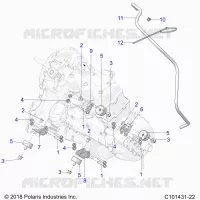 ENGINE, TRASMISSIONE MOUNTING & LONG BLOCK